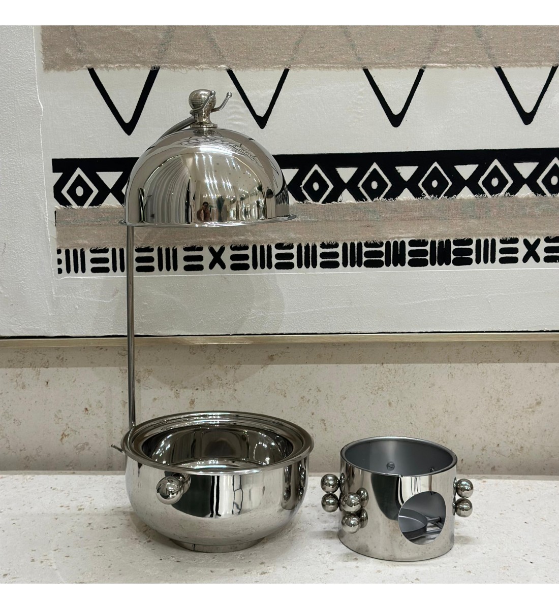 سخان طعام أنيق من الستانلس ستيل – فضي – 1.5 ليتر سخان طعام أنيق من الستانلس ستيل – فضي – 1.5 ليتر