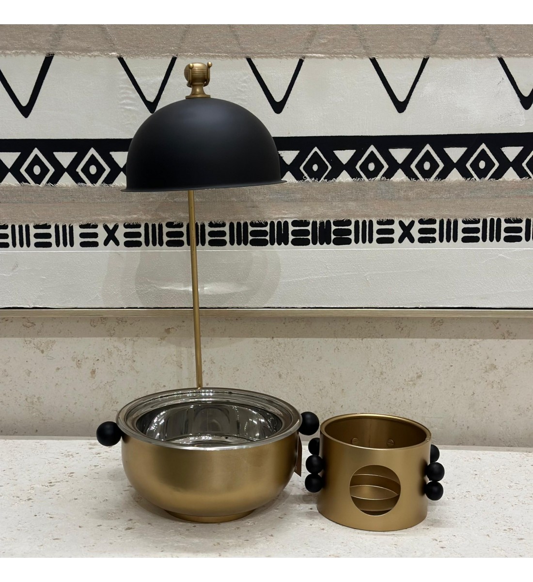 سخان طعام أنيق من الستانلس ستيل – ذهبي – 1.5 ليتر سخان طعام أنيق من الستانلس ستيل – ذهبي – 1.5 ليتر