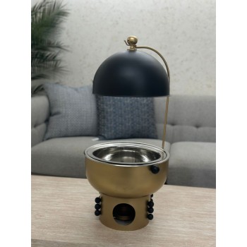 سخان طعام أنيق من الستانلس ستيل – فضي -ذهبي –  اسود4 ليتر