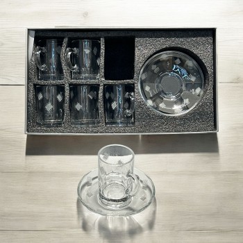 طقم 6 حبه بيالات زجاج 12قطعة 