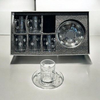 طقم 6 حبه بيالات زجاج 12قطعة 