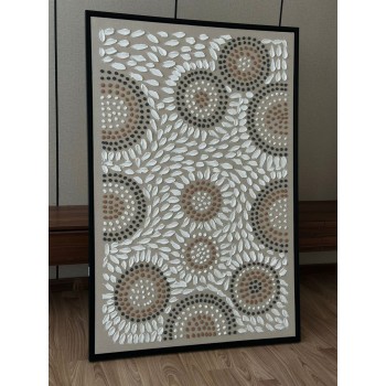 لوحه زينة حائط جبس100×150سم (المنتج تفصيل )