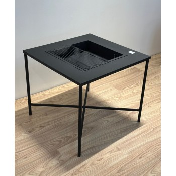 منقل حديد مربع اسود 60×60×60سم 