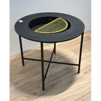 منقل حديد دائري اسود 60×60×60سم 