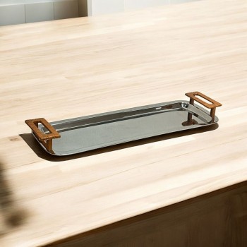 صحن تقديم أنيق معدن 53×19×2سم 