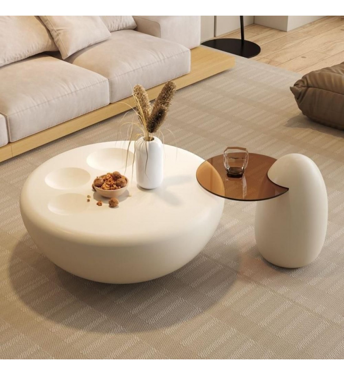 طقم طاولات قهوة قطعتين من سيسيل طقم طاولات قهوة قطعتين من سيسيل