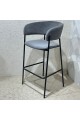 Brown swivel chair, elegant and comfortable design, 98 x 75 x 55 cm