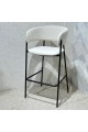 Sara Metal Bar Chair White 100x50x40cm