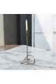 Elegant and luxurious candle holder - 41 cm - silver