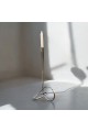 Elegant and luxurious candle holder - 41 cm - silver