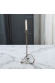 Elegant and luxurious candle holder - 41 cm - silver