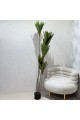 Artificial decorative tree with black stand 175 cm