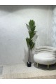 Artificial decorative tree with black stand 175 cm