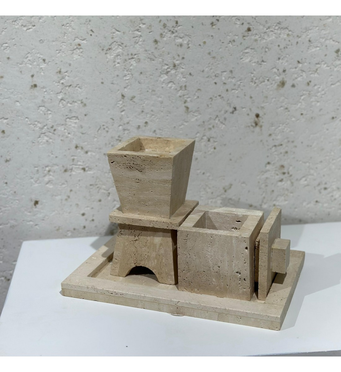 طقم مبخرة رخام ترفنتينوا 3قطع طقم مبخرة رخام ترفنتينوا 3قطع