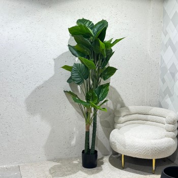 شجر زينة صناعي مع مركن اسود175سم 