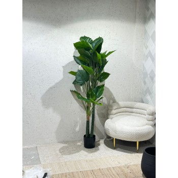 شجر زينة صناعي مع مركن اسود175سم 