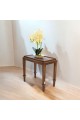 طاولة جانبية خشب الجوز تصميم كلاسيك عصري بني  60×35×57سم (منتج تفصيل )