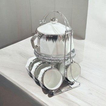 سخان  طقم شوربة سيراميك7 قطع 