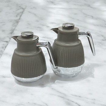 طقم ترامس ستيفانيا بيج غامق فضي 2قطع 