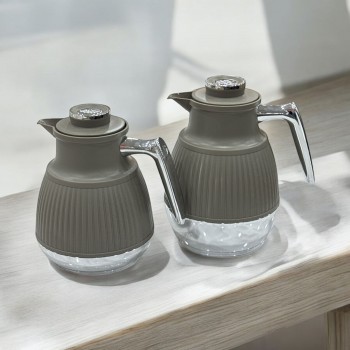 طقم ترامس ستيفانيا بيج غامق فضي 2قطع 