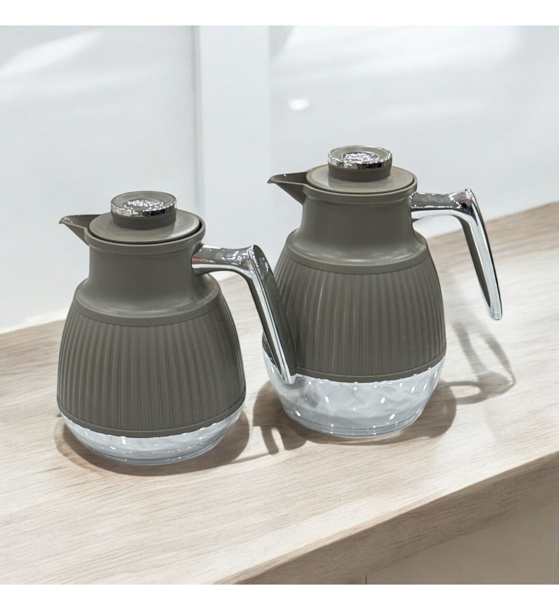 طقم ترامس ستيفانيا بيج غامق فضي 2قطع 