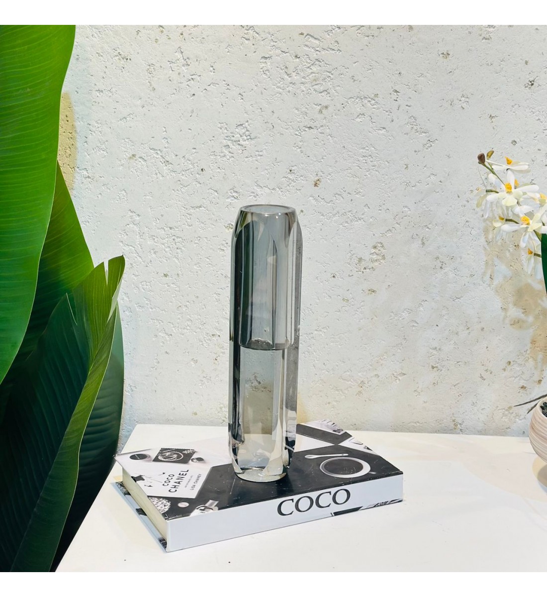 Crystal Candle Holder 28x5x5cm