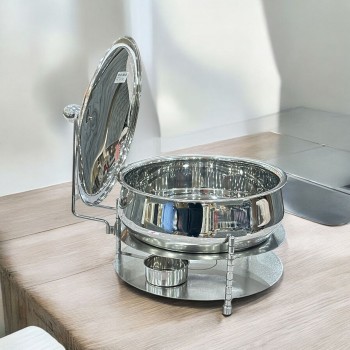 سخان طعام من الستانلس ستيل هندي –  وفضي 6لتر 