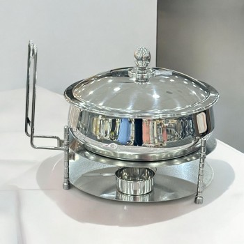 سخان طعام من الستانلس ستيل هندي –  وفضي 8لتر 