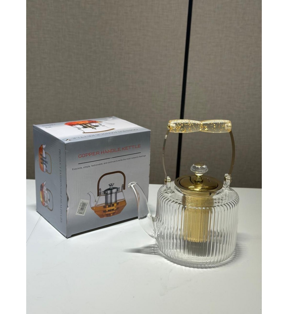 Jarra de cristal transparente 1200ml