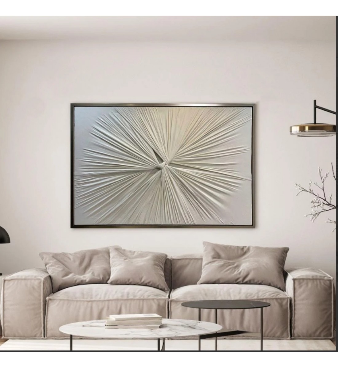 لوحات جبسيه عقد لون سكري (المنتج تفصيل )