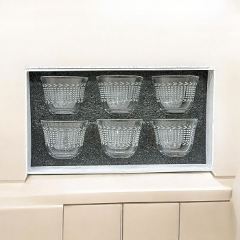 طقم فناجيل زجاج  6 قطعه