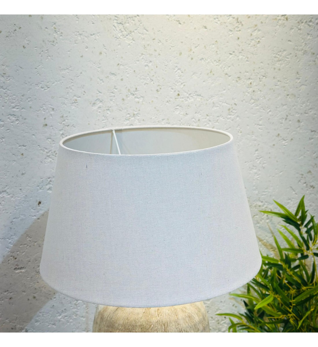 Polyresin Ceramic Table Lamp - Caillos - 80x34x34cm