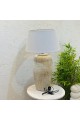 Polyresin Ceramic Table Lamp - Caillos - 80x34x34cm