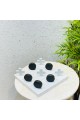 Natural Marble Decor Tic Tac Toe Game - 30x30x15cm