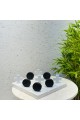 Natural Marble Decor Tic Tac Toe Game - 30x30x15cm