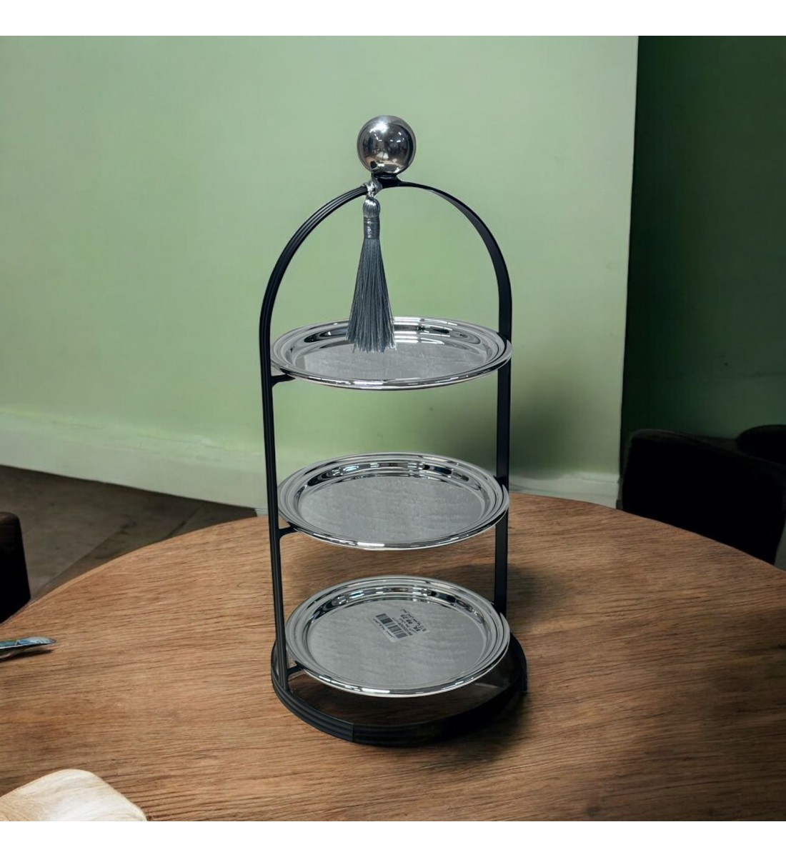 إستاند حلا مزدوج شيال فضي 3دور 35×14×14سم 