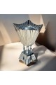 Silver Steel Incense Burner 18x9x9cm