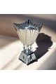 Silver Steel Incense Burner 18x9x9cm