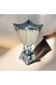 Silver Steel Incense Burner 18x9x9cm