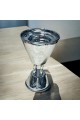 Silver steel incense burner 20x13x13cm