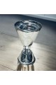 Silver steel incense burner 20x13x13cm