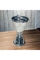 Silver Steel Incense Burner 18x9x9cm