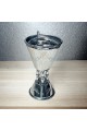 Silver Steel Incense Burner 18x9x9cm