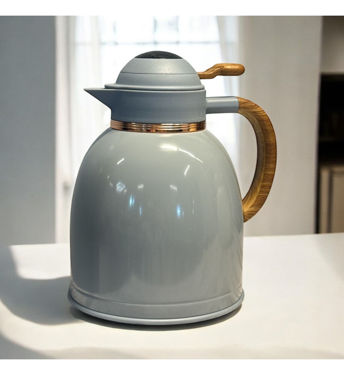 ترامس قهوة ستانلس ستيل من الداخل  0.850ملي 