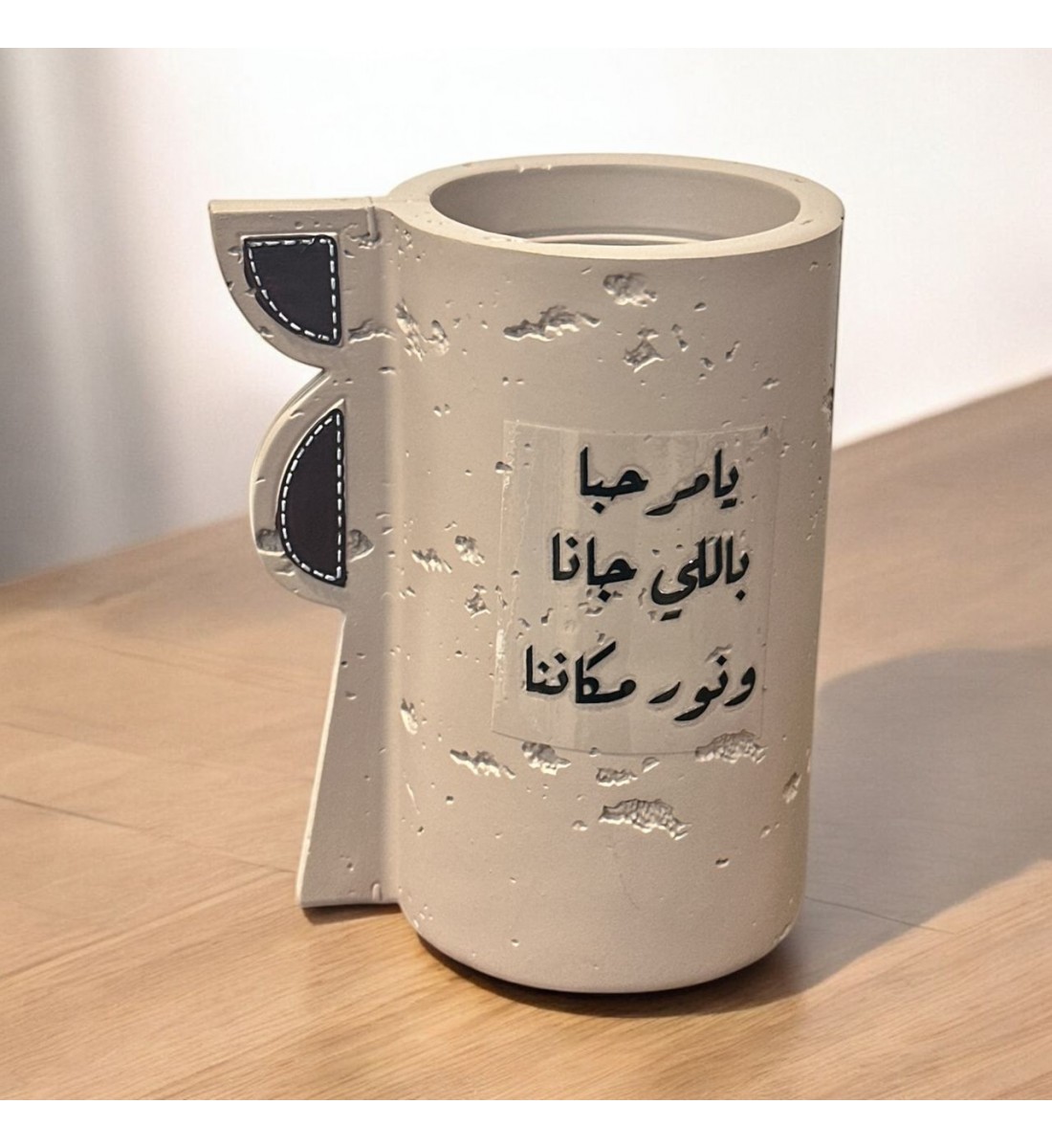 Evangelist 13 x 8 x 8 cm beige color (colored)