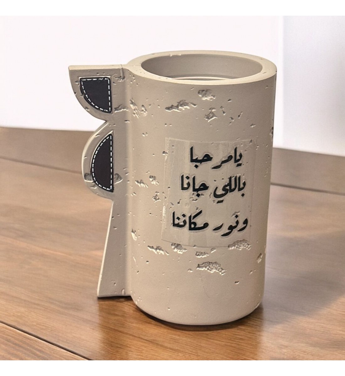 Evangelist 13 x 8 x 8 cm beige color (colored)