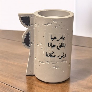 مبخره 13×8×8سم لون بيج (ملون)