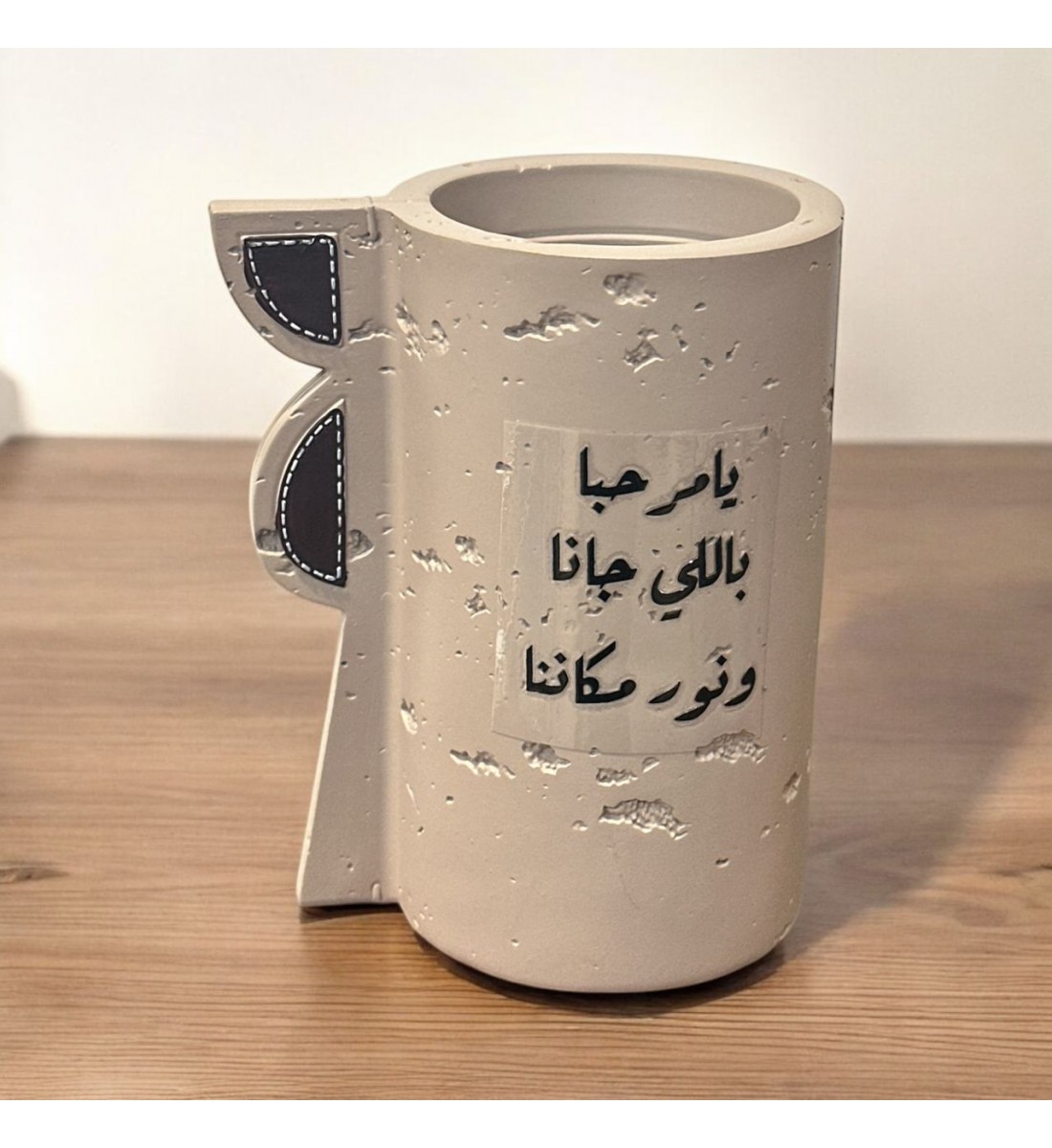 Evangelist 13 x 8 x 8 cm beige color (colored)