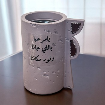 مبخره 13×8×8سم لون بنفسجي (ملون)