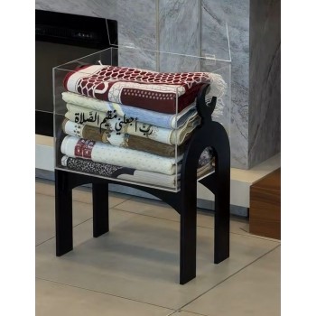 بوكس اكريلك سجادات مع قاعدة خشبي 30×40×47سم 